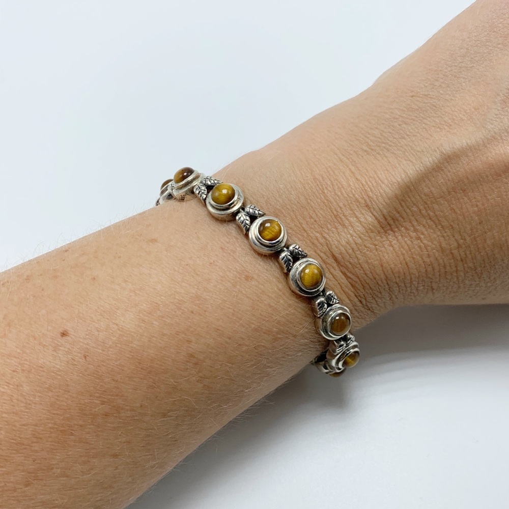 925 Sterling Silver Tiger’s Eye Bracelet